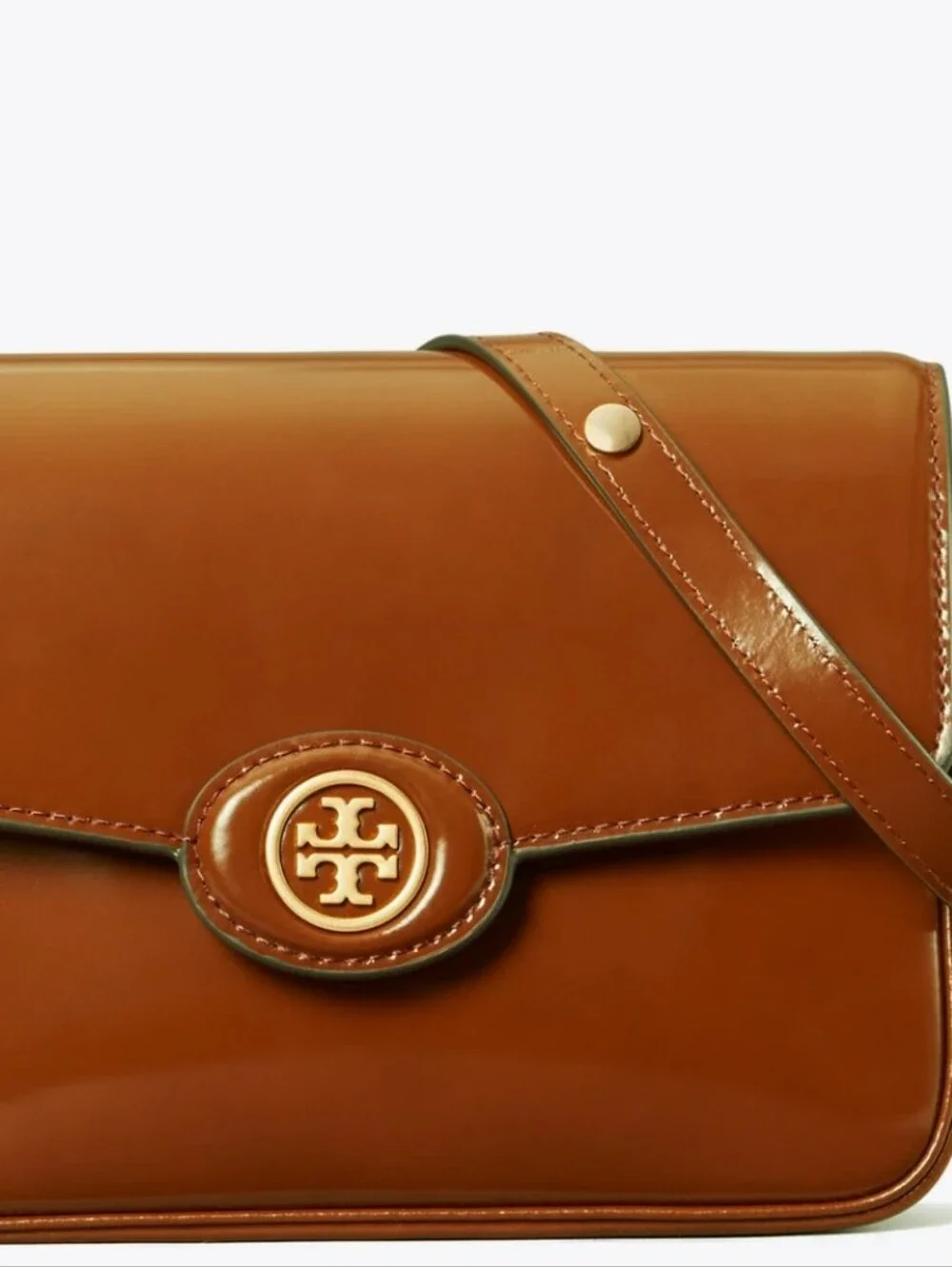 Tory Burch ROBINSON SPAZZOLATO SHOULDER BAG